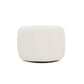 Jasmine Performance Velvet Swivel Accent Chair - Cream