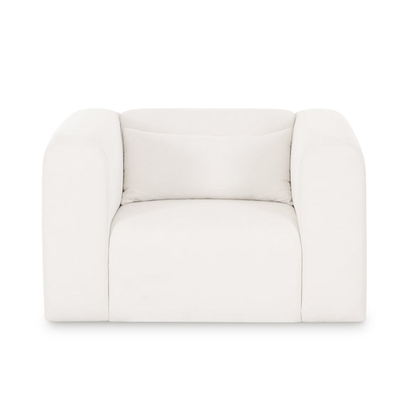 Tarra Cream Performance Chenille Accent Chair
