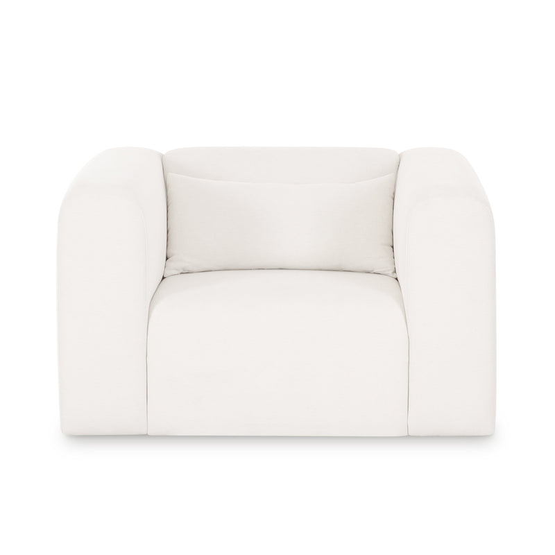 Tarra Cream Performance Chenille Accent Chair