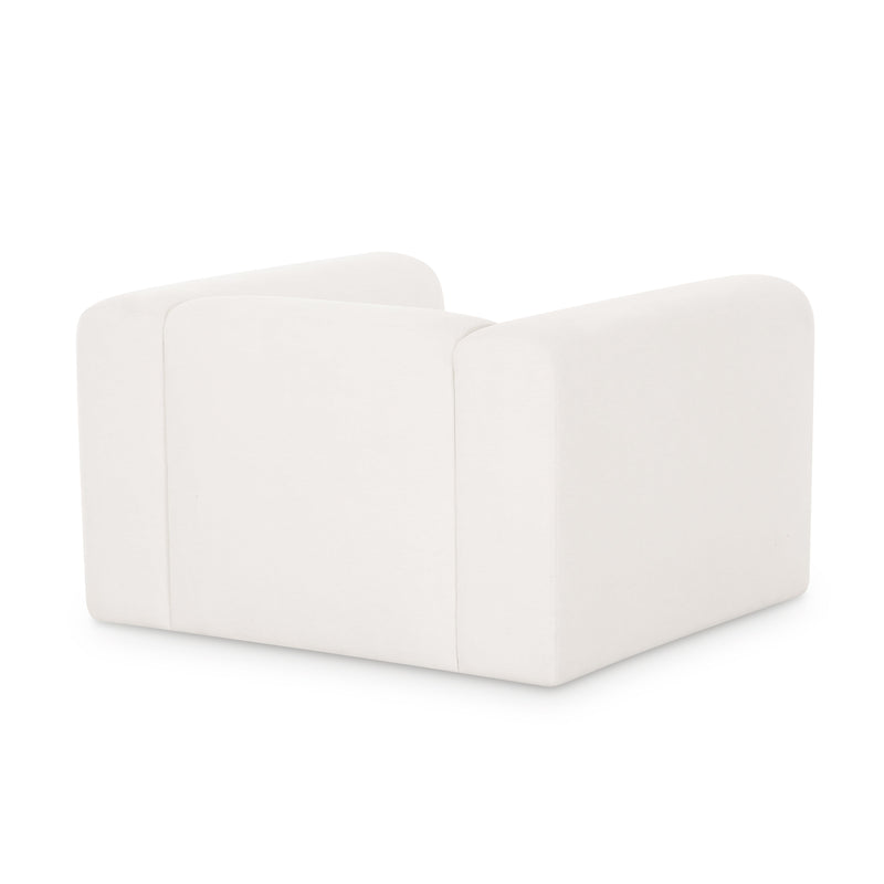 Tarra Cream Performance Chenille Accent Chair