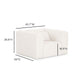Tarra Cream Performance Chenille Accent Chair