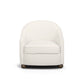 Cettie Performance Velvet Accent Chair - Cream