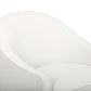 Cettie Performance Velvet Accent Chair - Cream