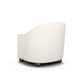 Cettie Performance Velvet Accent Chair - Cream