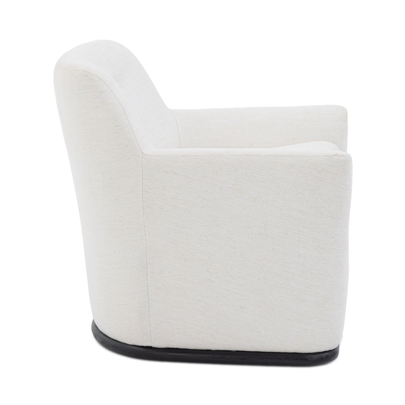 Mado Swivel Accent Chair - Chalk