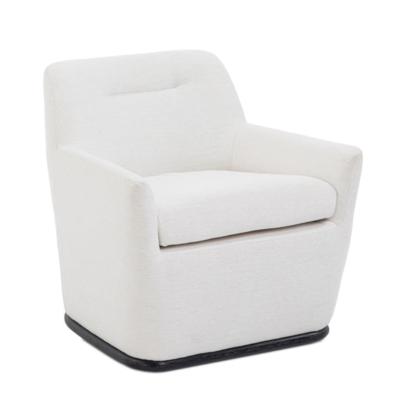 Mado Swivel Accent Chair - Chalk