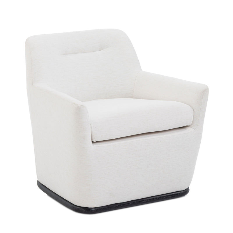 Mado Swivel Accent Chair - Chalk