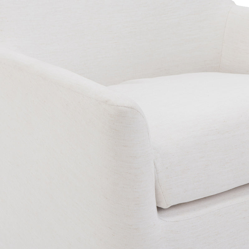 Mado Swivel Accent Chair - Chalk