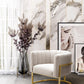 Magnolia Spotted Cream Chair with Gold