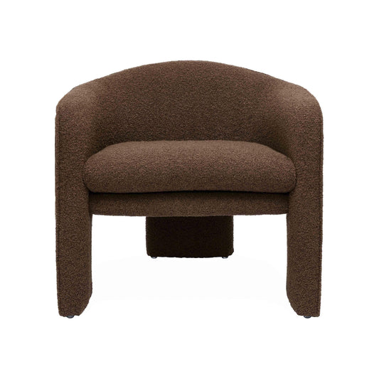 Marla Performance Boucle Accent Chair - Brown