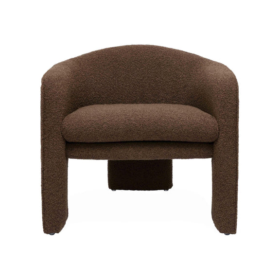 Marla Performance Boucle Accent Chair - Brown