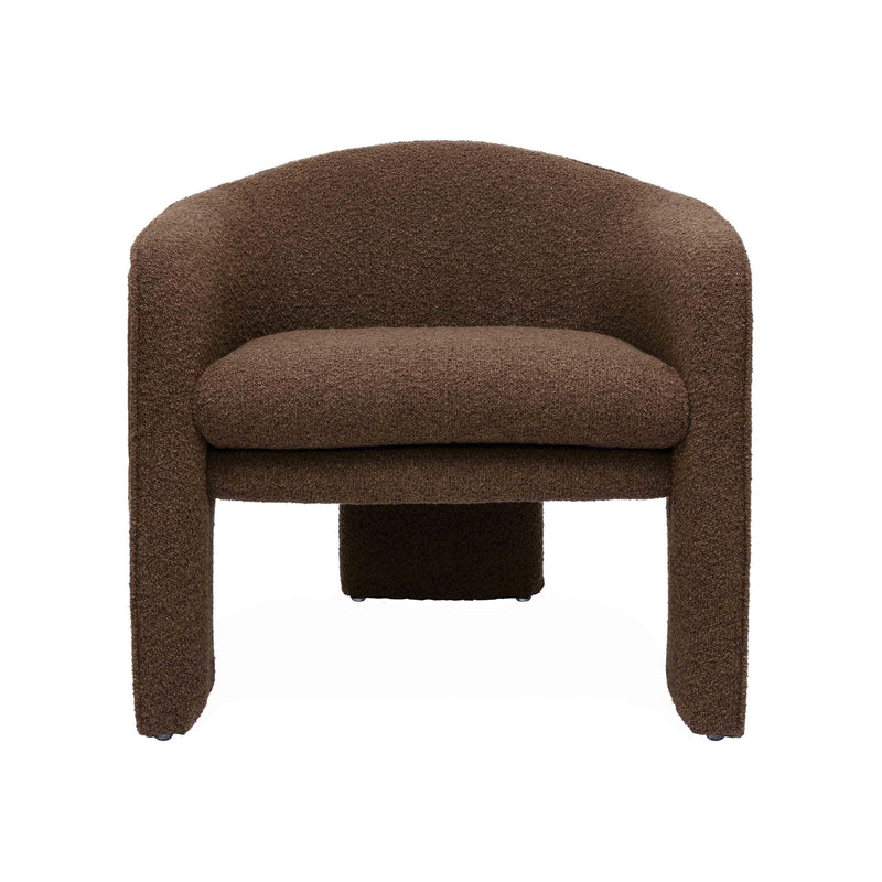 Marla Performance Boucle Accent Chair - Brown