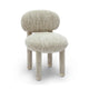 Manu Nubby Performance Fabric Side Chair - Beige