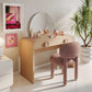 Manu Nubby Performance Fabric Side Chair - Pink