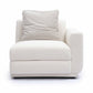 Perry Cream Chenille Modular RAF Corner Chair