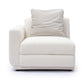 Perry Cream Chenille Modular LAF Corner Chair