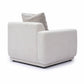 Perry Cream Chenille Modular LAF Corner Chair