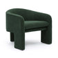 Marla Forest Green Boucle Accent Chair