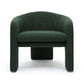 Marla Forest Green Boucle Accent Chair