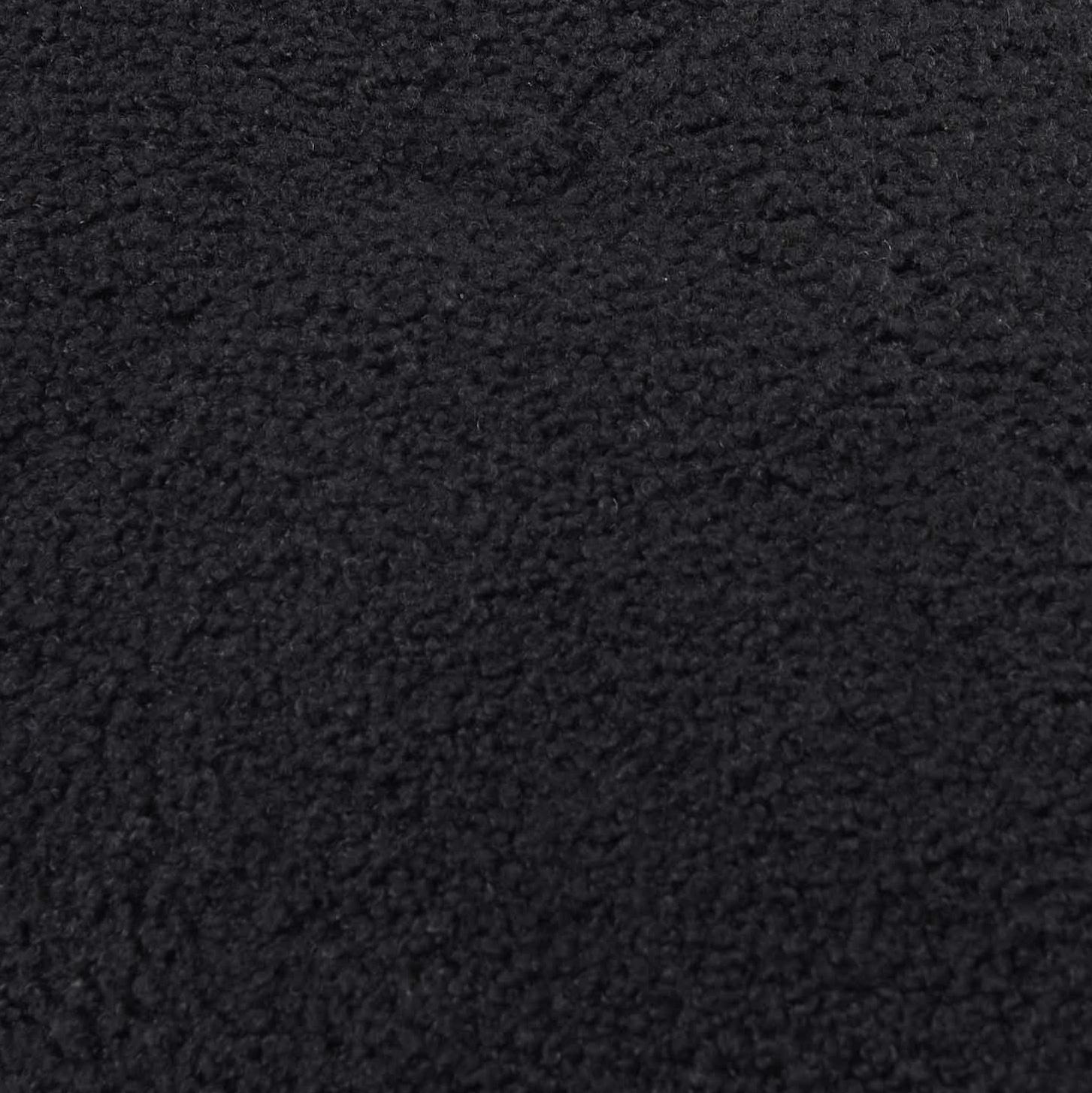 Calliope Black Vegan Shearling Modular Armless Chair