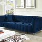 Bea Navy Velvet Sofa