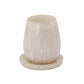 Rounded Tan Swirl Resin Kiddush Cup