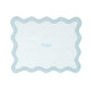 TOV Sea Blue Wavy Challah Cover