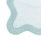 TOV Sea Blue Wavy Challah Cover