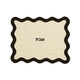TOV Cream & Black Wavy Challah Cover