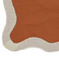 Wavy Challah Cover - Rust