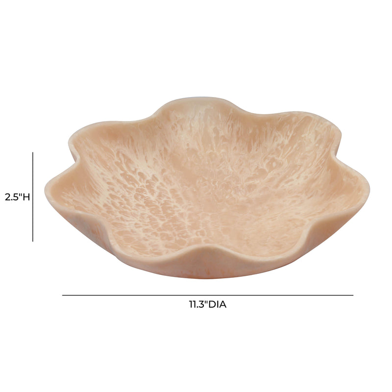 Mera Grapefruit Pink Resin Star Tray