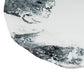 Mera Resin Petal Tray - Black and White