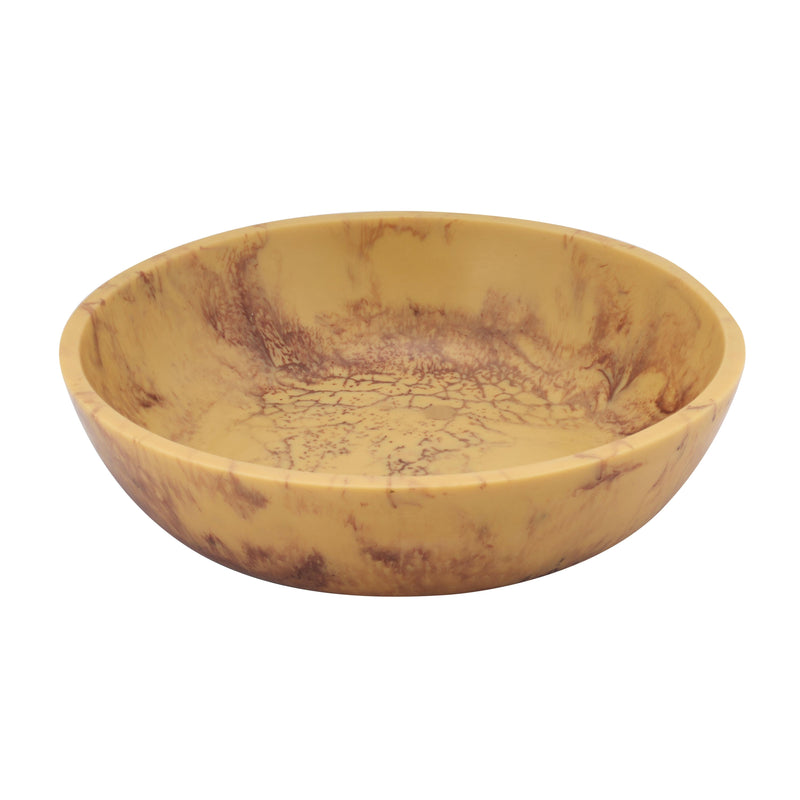 Mera Resin Serving Bowl - Mustard Yellow