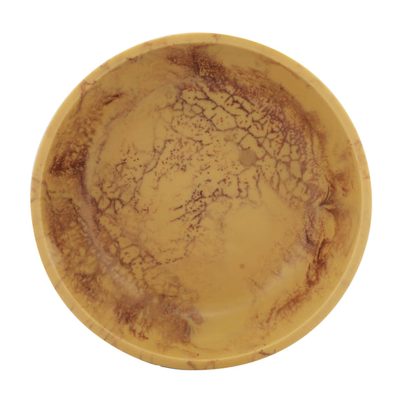 Mera Resin Serving Bowl - Mustard Yellow