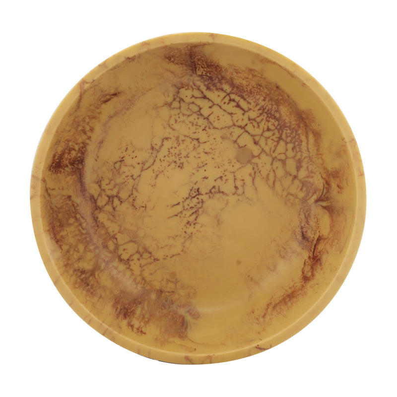 Mera Resin Serving Bowl - Mustard Yellow