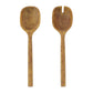 Mera Resin Serving Spoons - Set of 2 - Mustard Yellow