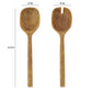Mera Resin Serving Spoons - Set of 2 - Mustard Yellow