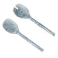 Mera Resin Serving Spoons - Set of 2 - Black and White