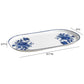 Cottage China Blue &amp; White Serving Tray