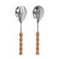 Bamboozled Stainless Steel Salad Serving Spoons - Set of 2