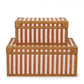 Kora Cotton Jute Contract-Grade Keepsake Box Set - Terracotta