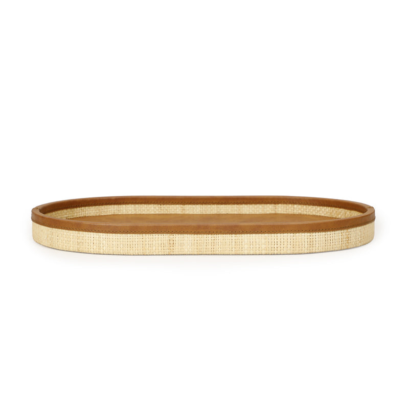 Hakiri Natural Raffia Contract-Grade Storage Tray - Large