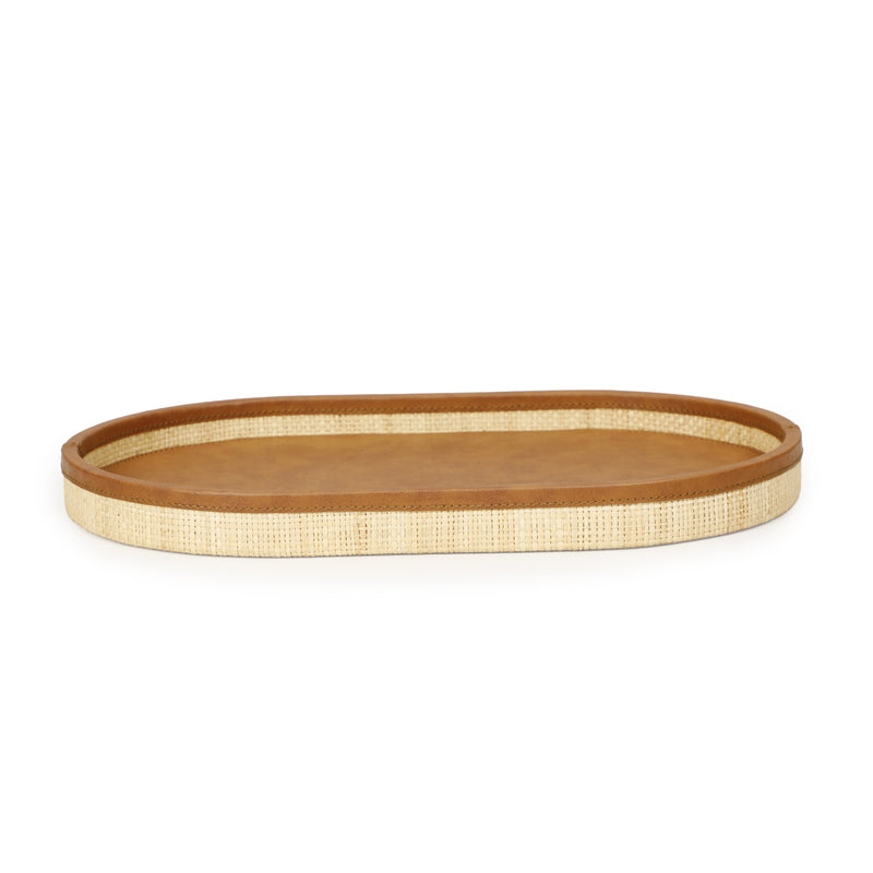 Hakiri Natural Raffia Contract-Grade Storage Tray - Large