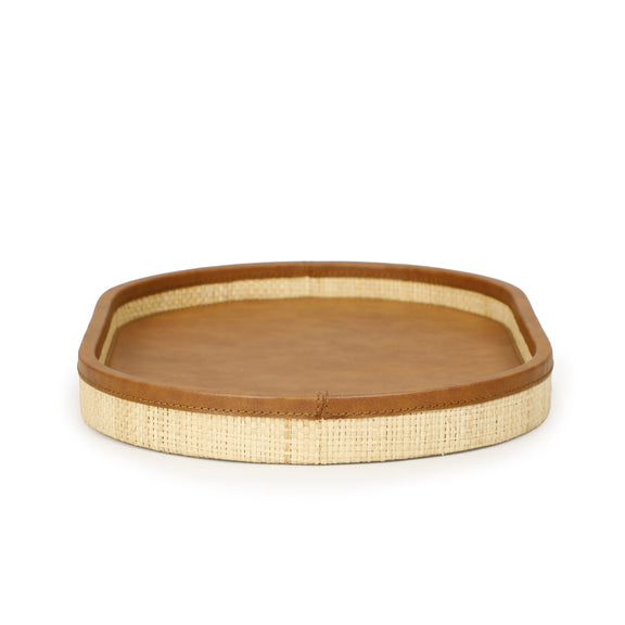 Hakiri Natural Raffia Contract-Grade Storage Tray - Large