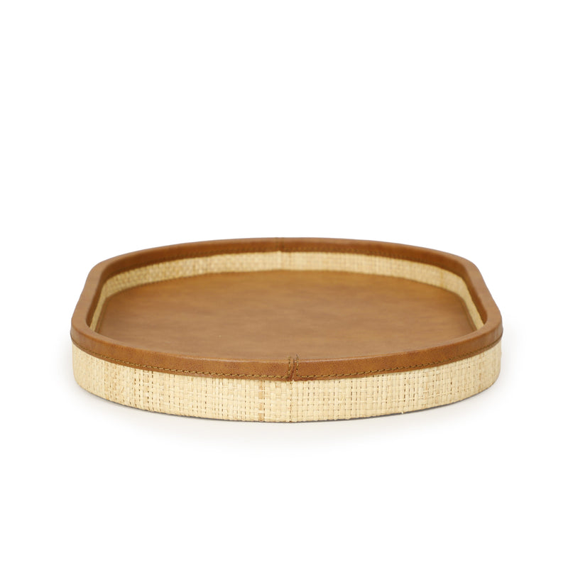 Hakiri Natural Raffia Contract-Grade Storage Tray - Large