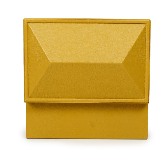 Knox Mustard Yellow Vegan Leather Contract-Grade Jewelry Box