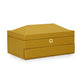 Knox Mustard Yellow Vegan Leather Contract-Grade Jewelry Box