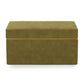 Pisa Green Vegan Suede Contract-Grade Storage Box
