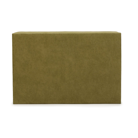 Pisa Green Vegan Suede Contract-Grade Storage Box