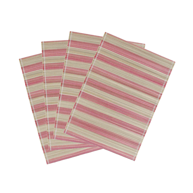 Jora Faded Bamboo Placemat - Set of 4 - Pink